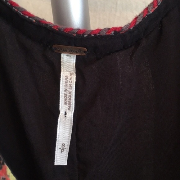 Free People UO Boho Low back Chiffon mini Dress - Picture 6 of 7